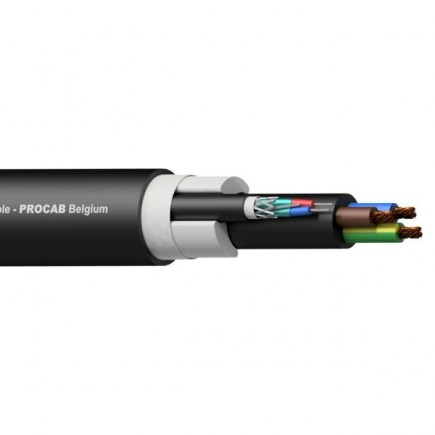 Procab PAC251/3 Balanced signal / DMX-AES & 3G2.5 Power cable 300 meter